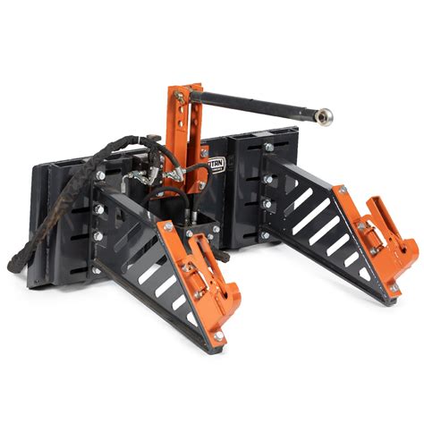 With its standard skid steer, mount plate,. . Titan skid steer attachments